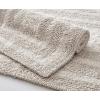 imageEddie Bauer  Runner Rug Soft Plush Tufted Bathroom Rug with SkidResistant Backing Quick Dry ampamp Super Absorbent Logan Olive Green 22quot x 60quotLight Grey