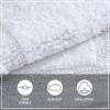 imageEddie Bauer  Runner Rug Soft Plush Tufted Bathroom Rug with SkidResistant Backing Quick Dry ampamp Super Absorbent Logan Olive Green 22quot x 60quotLogan White