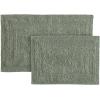 imageEddie Bauer  Runner Rug Soft Plush Tufted Bathroom Rug with SkidResistant Backing Quick Dry ampamp Super Absorbent Logan Olive Green 22quot x 60quotLogan Olive Green