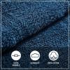 imageEddie Bauer  Runner Rug Soft Plush Tufted Bathroom Rug with SkidResistant Backing Quick Dry ampamp Super Absorbent Logan Olive Green 22quot x 60quotLogan Indigo Blue