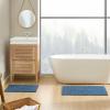imageEddie Bauer  Runner Rug Soft Plush Tufted Bathroom Rug with SkidResistant Backing Quick Dry ampamp Super Absorbent Logan Olive Green 22quot x 60quotLogan Indigo Blue