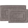 imageEddie Bauer  Runner Rug Soft Plush Tufted Bathroom Rug with SkidResistant Backing Quick Dry ampamp Super Absorbent Logan Olive Green 22quot x 60quotMedium Brown