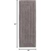 imageEddie Bauer  Runner Rug Soft Plush Tufted Bathroom Rug with SkidResistant Backing Quick Dry ampamp Super Absorbent Logan Olive Green 22quot x 60quotMedium Brown