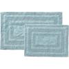 imageEddie Bauer  Runner Rug Soft Plush Tufted Bathroom Rug with SkidResistant Backing Quick Dry ampamp Super Absorbent Logan Olive Green 22quot x 60quotTurquoise