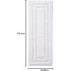 imageEddie Bauer  Runner Rug Soft Plush Tufted Bathroom Rug with SkidResistant Backing Quick Dry ampamp Super Absorbent Logan Olive Green 22quot x 60quotWhite