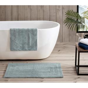imageEddie Bauer  Runner Rug Soft Plush Tufted Bathroom Rug with SkidResistant Backing Quick Dry ampamp Super Absorbent Logan Olive Green 22quot x 60quotGreen