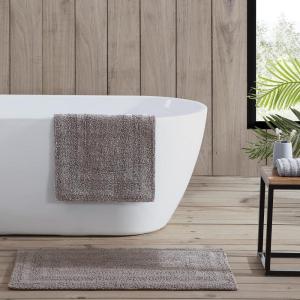 imageEddie Bauer  Runner Rug Soft Plush Tufted Bathroom Rug with SkidResistant Backing Quick Dry ampamp Super Absorbent Logan Olive Green 22quot x 60quotMedium Brown
