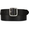 imageEddie Bauer Womens Casual Leather Belts with Durable Metal BuckleCenter Bar  Black