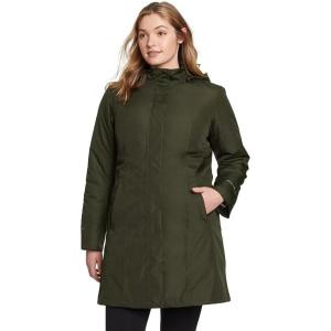 imageEddie Bauer Womens Girl on the Go Insulated Waterproof Trench CoatDark Loden