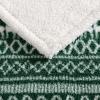 imageEddie Bauer  Throw Blanket Embossed Ultra Soft Plush Bedding Luxurious Bedding Set OekoTex Certified Geese Green 50quot x 70quotAlpine Fair Isle Green