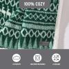 imageEddie Bauer  Throw Blanket Embossed Ultra Soft Plush Bedding Luxurious Bedding Set OekoTex Certified Geese Green 50quot x 70quotAlpine Fair Isle Green