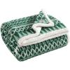 imageEddie Bauer  Throw Blanket Embossed Ultra Soft Plush Bedding Luxurious Bedding Set OekoTex Certified Geese Green 50quot x 70quotAlpine Fair Isle Green