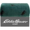 imageEddie Bauer  Throw Blanket Embossed Ultra Soft Plush Bedding Luxurious Bedding Set OekoTex Certified Geese Green 50quot x 70quotBuddy the Dog Green