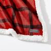 imageEddie Bauer  Throw Blanket Embossed Ultra Soft Plush Bedding Luxurious Bedding Set OekoTex Certified Geese Green 50quot x 70quotBunkhouse Plaid Red