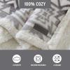 imageEddie Bauer  Throw Blanket Embossed Ultra Soft Plush Bedding Luxurious Bedding Set OekoTex Certified Geese Green 50quot x 70quotClyde Hill Stripe