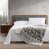 imageEddie Bauer  Throw Blanket Embossed Ultra Soft Plush Bedding Luxurious Bedding Set OekoTex Certified Geese Green 50quot x 70quotClyde Hill Stripe