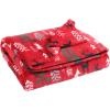 imageEddie Bauer  Throw Blanket Embossed Ultra Soft Plush Bedding Luxurious Bedding Set OekoTex Certified Geese Green 50quot x 70quotDeer Woods Red