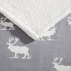 imageEddie Bauer  Throw Blanket Embossed Ultra Soft Plush Bedding Luxurious Bedding Set OekoTex Certified Geese Green 50quot x 70quotElk Stance Grey