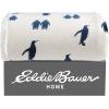 imageEddie Bauer  Throw Blanket Embossed Ultra Soft Plush Bedding Luxurious Bedding Set OekoTex Certified Geese Green 50quot x 70quotEmperor Penguin Navy Blue