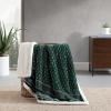 imageEddie Bauer  Throw Blanket Embossed Ultra Soft Plush Bedding Luxurious Bedding Set OekoTex Certified Geese Green 50quot x 70quotFair Isle Green