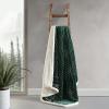 imageEddie Bauer  Throw Blanket Embossed Ultra Soft Plush Bedding Luxurious Bedding Set OekoTex Certified Geese Green 50quot x 70quotFair Isle Green