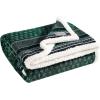imageEddie Bauer  Throw Blanket Embossed Ultra Soft Plush Bedding Luxurious Bedding Set OekoTex Certified Geese Green 50quot x 70quotFair Isle Green