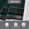 imageEddie Bauer  Throw Blanket Embossed Ultra Soft Plush Bedding Luxurious Bedding Set OekoTex Certified Geese Green 50quot x 70quotFair Isle Green