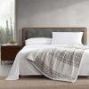 imageEddie Bauer  Throw Blanket Embossed Ultra Soft Plush Bedding Luxurious Bedding Set OekoTex Certified Geese Green 50quot x 70quotFair Isle Peak