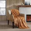 imageEddie Bauer  Throw Blanket Embossed Ultra Soft Plush Bedding Luxurious Bedding Set OekoTex Certified Geese Green 50quot x 70quotGeese Brown