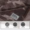 imageEddie Bauer  Throw Blanket Embossed Ultra Soft Plush Bedding Luxurious Bedding Set OekoTex Certified Geese Green 50quot x 70quotGeese Dark Brown