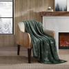 imageEddie Bauer  Throw Blanket Embossed Ultra Soft Plush Bedding Luxurious Bedding Set OekoTex Certified Geese Green 50quot x 70quotGeese Green