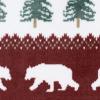 imageEddie Bauer  Throw Blanket Embossed Ultra Soft Plush Bedding Luxurious Bedding Set OekoTex Certified Geese Green 50quot x 70quotGrizzly Peak Red