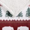 imageEddie Bauer  Throw Blanket Embossed Ultra Soft Plush Bedding Luxurious Bedding Set OekoTex Certified Geese Green 50quot x 70quotGrizzly Peak Red