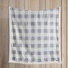 imageEddie Bauer  Throw Blanket Embossed Ultra Soft Plush Bedding Luxurious Bedding Set OekoTex Certified Geese Green 50quot x 70quotMountain Plaid Chrome