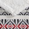 imageEddie Bauer  Throw Blanket Embossed Ultra Soft Plush Bedding Luxurious Bedding Set OekoTex Certified Geese Green 50quot x 70quotMountain Village RedNavyGrey