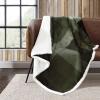 imageEddie Bauer  Throw Blanket Embossed Ultra Soft Plush Bedding Luxurious Bedding Set OekoTex Certified Geese Green 50quot x 70quotPine Plaid