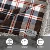 imageEddie Bauer  Throw Blanket Embossed Ultra Soft Plush Bedding Luxurious Bedding Set OekoTex Certified Geese Green 50quot x 70quotTrailhead Plaid Brown