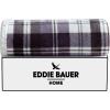 imageEddie Bauer  Throw Blanket Embossed Ultra Soft Plush Bedding Luxurious Bedding Set OekoTex Certified Geese Green 50quot x 70quotTrailhead Plaid Purple