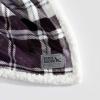 imageEddie Bauer  Throw Blanket Embossed Ultra Soft Plush Bedding Luxurious Bedding Set OekoTex Certified Geese Green 50quot x 70quotTrailhead Plaid Purple
