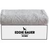 imageEddie Bauer  Throw Blanket Embossed Ultra Soft Plush Bedding Luxurious Bedding Set OekoTex Certified Geese Green 50quot x 70quotWoodblock Floral Grey