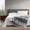 imageEddie Bauer  Throw Blanket Embossed Ultra Soft Plush Bedding Luxurious Bedding Set OekoTex Certified Geese Green 50quot x 70quotWoodland Fair Isle GreyWhite