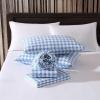 imageEddie Bauer  Twin Sheets Cotton Flannel Bedding Set Brushed For Extra Softness Cozy Home Decor Montlake Plaid TwinArrowhead Tartan Blue