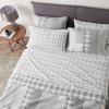 imageEddie Bauer  Twin Sheets Cotton Flannel Bedding Set Brushed For Extra Softness Cozy Home Decor Montlake Plaid TwinBeacon Hill GreyIvory