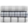 imageEddie Bauer  Twin Sheets Cotton Flannel Bedding Set Brushed For Extra Softness Cozy Home Decor Montlake Plaid TwinBunkhouse Plaid CharcoalWhite