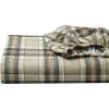 imageEddie Bauer  Twin Sheets Cotton Flannel Bedding Set Brushed For Extra Softness Cozy Home Decor Montlake Plaid TwinEdgewood Plaid GreenBeige