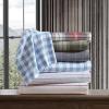 imageEddie Bauer  Twin Sheets Cotton Flannel Bedding Set Brushed For Extra Softness Cozy Home Decor Montlake Plaid TwinHeartland Plaid Green