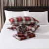 imageEddie Bauer  Twin Sheets Cotton Flannel Bedding Set Brushed For Extra Softness Cozy Home Decor Montlake Plaid TwinHeartland Plaid Red