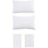imageEddie Bauer  Twin Sheets Cotton Flannel Bedding Set Brushed For Extra Softness Cozy Home Decor Montlake Plaid TwinTrail Stripe GreyWhite