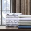 imageEddie Bauer  Twin Sheets Cotton Flannel Bedding Set Brushed For Extra Softness Cozy Home Decor Montlake Plaid TwinTrail Stripe GreyWhite