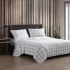 imageEddie Bauer  Twin Sheets Cotton Flannel Bedding Set Brushed For Extra Softness Cozy Home Decor Montlake Plaid TwinLakehouse Plaid GreyWhite